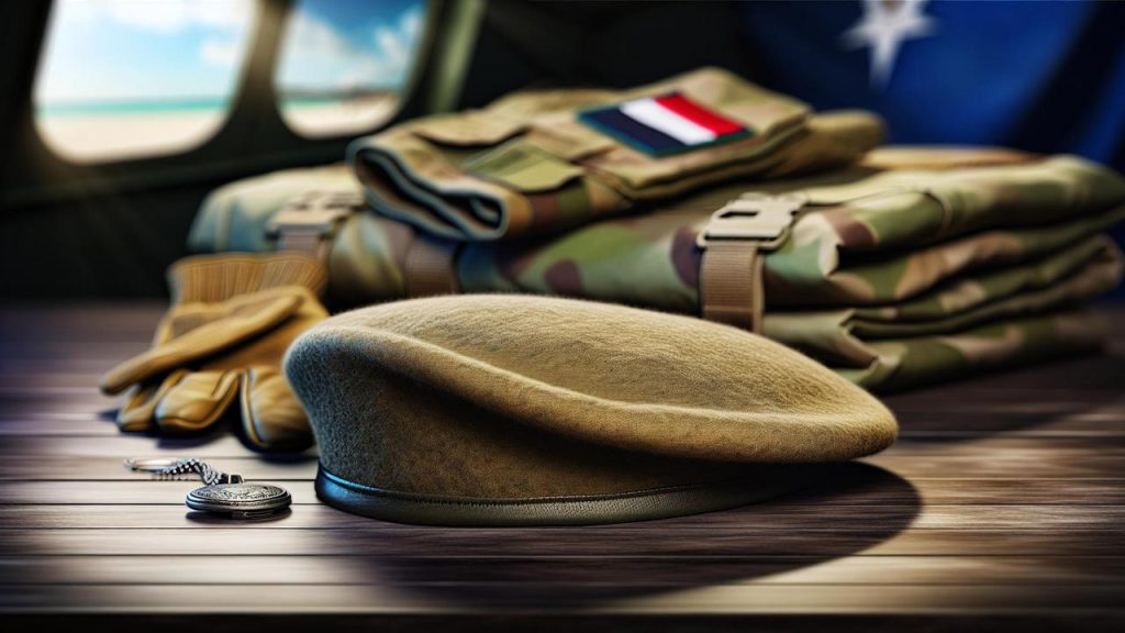 jak ułożyć beret wojskowy