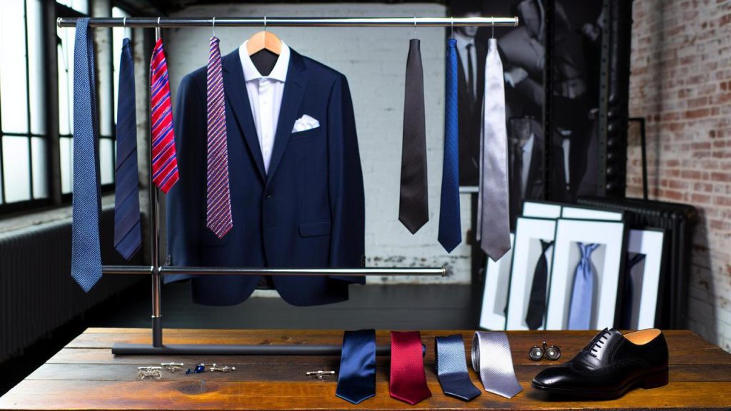 jaki krawat do granatowego garnituru