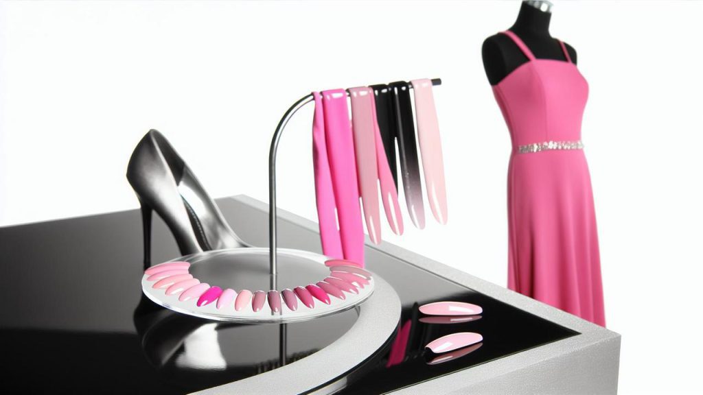 jakie paznokcie do różowej sukienki